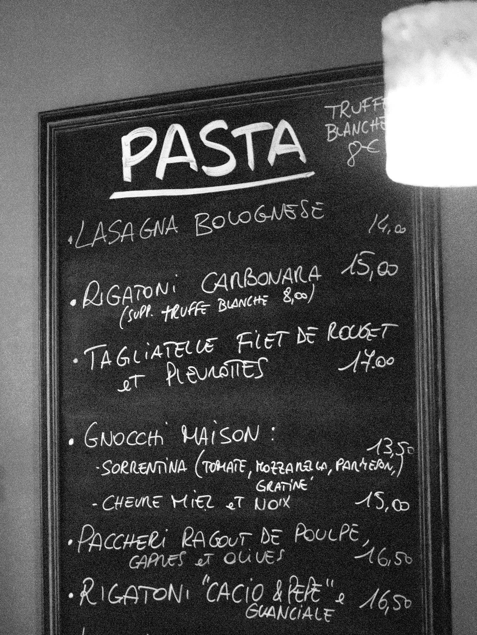menu ardoise restaurant montlhery